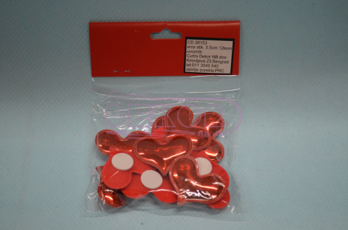 Srce stik 5,5cm dekoracija