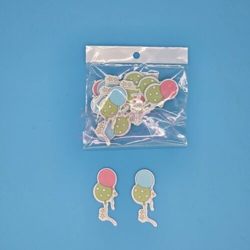 stikeri balončića zelenih, plavih i roze