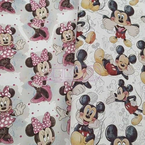 ukrasne folije sa dečijim Diznijevim junacima Miki i Mini Maus