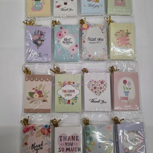 zahvalnice u različtim dizajnovima