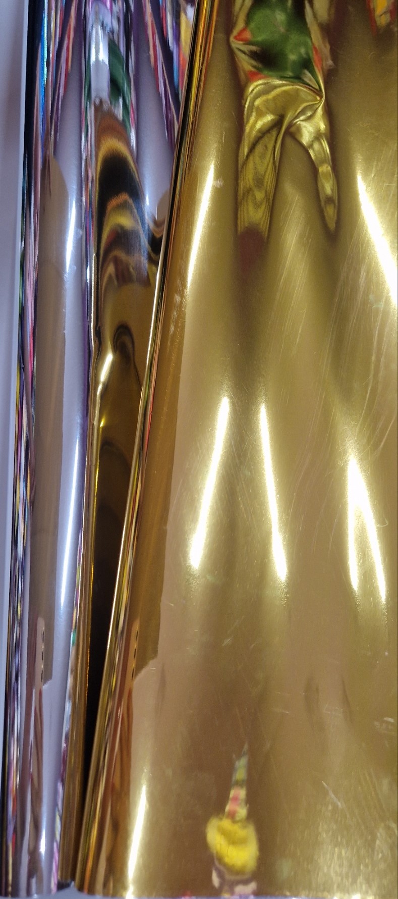 folija metalik u srebrnoj i zlatnoj boji